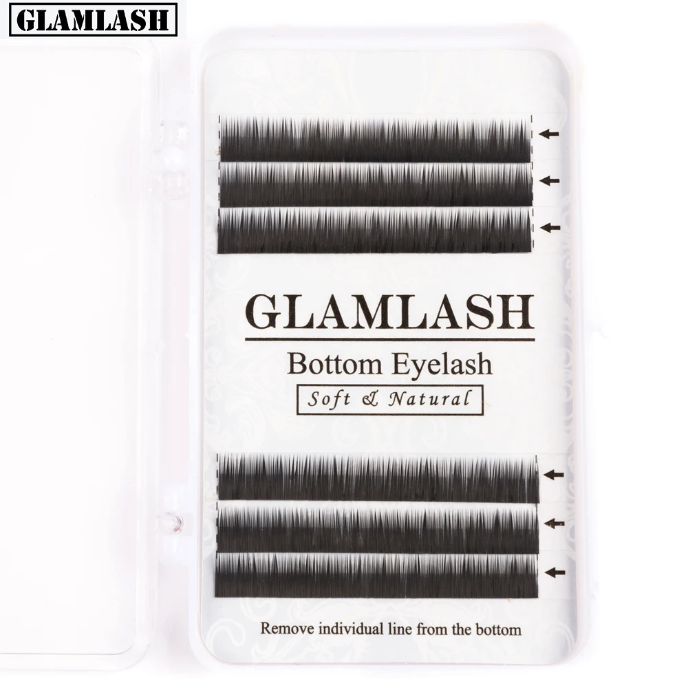 

GLAMLASH J Curl 0.10 Thickness Eyebrow Eyelash Extension Bottom Lashes Makeup