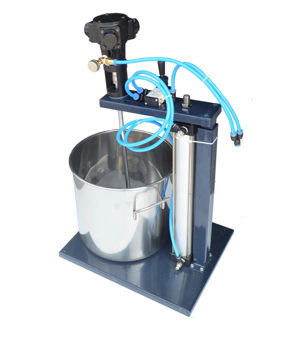 5 Gallon Pneumatic Mixer with Stand Tank Barrel Paint Mix Tool Air