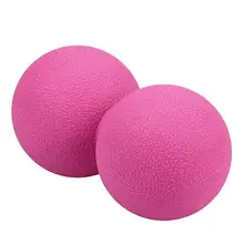 2 шт. фитнес-мяч для массажа TPE резиновые хоккейные точки триггера Релаксация самостоятельно массажный шар для йоги тренировочная фасция