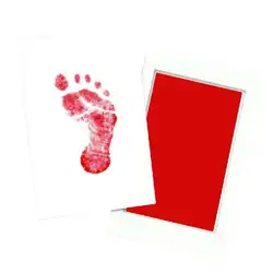 2018 Популярные DIY новорожденный безопасные многоразовые Handprint след Inkpads малышей подарок душа