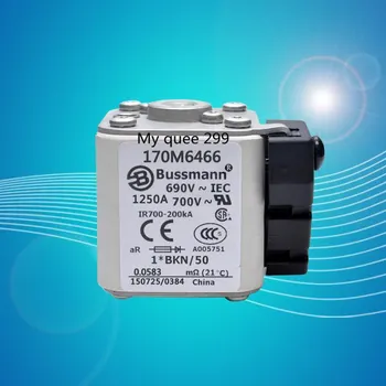 

Fuses: 170M6466 1250A 690V aR