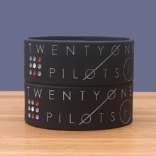 Bracelet Rock Bands And Get Free Shipping On Aliexpress La Maxza Wide Version Twenty One Pilots Rock