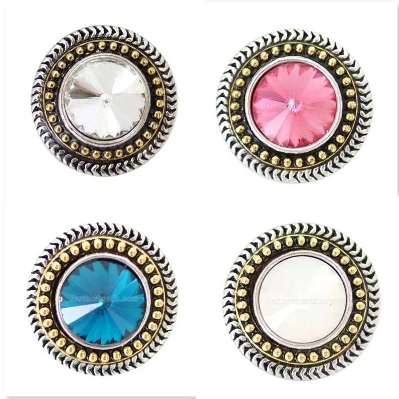 hot sale DIY sunflower Press studs Ginger Snaps buttons for snaps