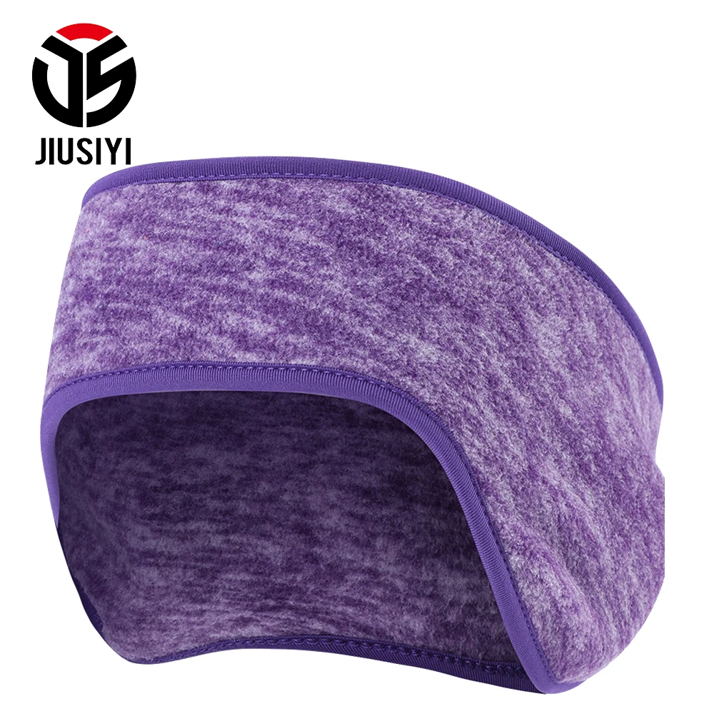 Зимние теплые Оголовье Sweatband флис шерсть уши термальность головной убор Headwrap