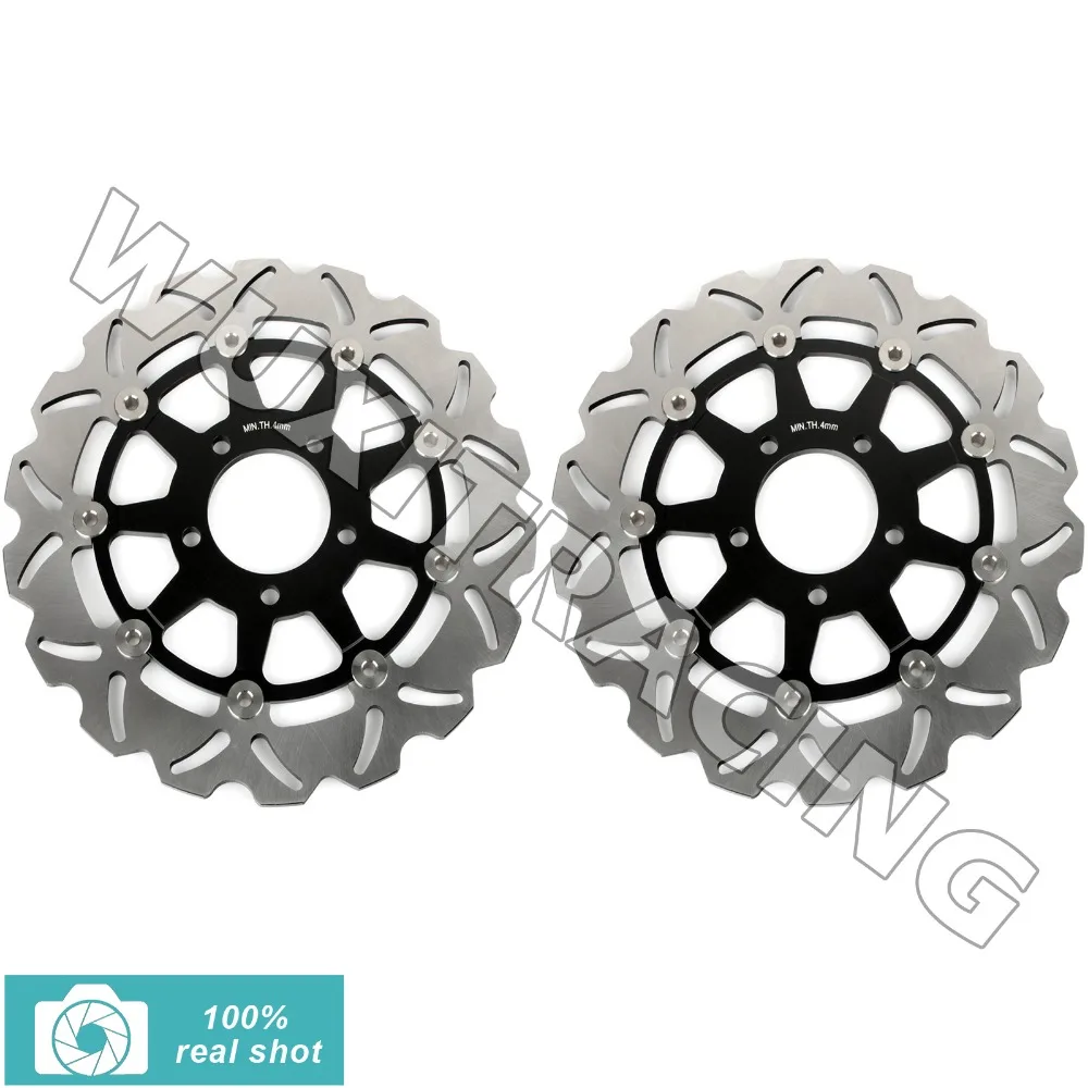 

Fit for Suzuki GSXR 600 750 04 05 K5 2004 2005 GSX-R1000 03 04 K3 K4 2003 Front Brake Discs Disks Rotors New