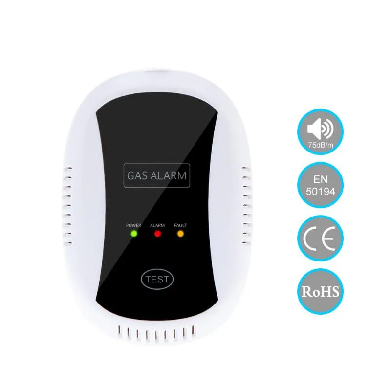 

433mhz Gas Leakage Detector LPG CO Detector Natural Gas Alarm Safety Device Home Kitchen Security Alarm