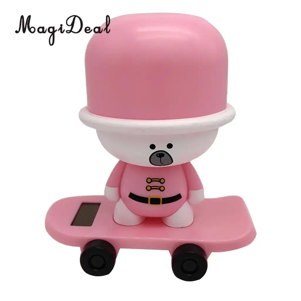 Solar Power Dancing Animal Model Swing Figure Statue Figurine Kid Science Toy Xmas Gift Home & Car Desk Decor