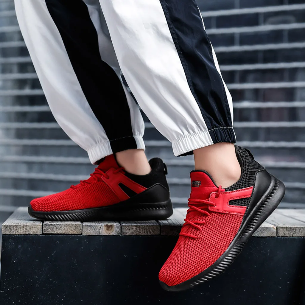

New Men's Flying Weaving le Shoes Tourist Shoes Leisure Sports mesh Breathable men's comfortable walking sneakers shoes