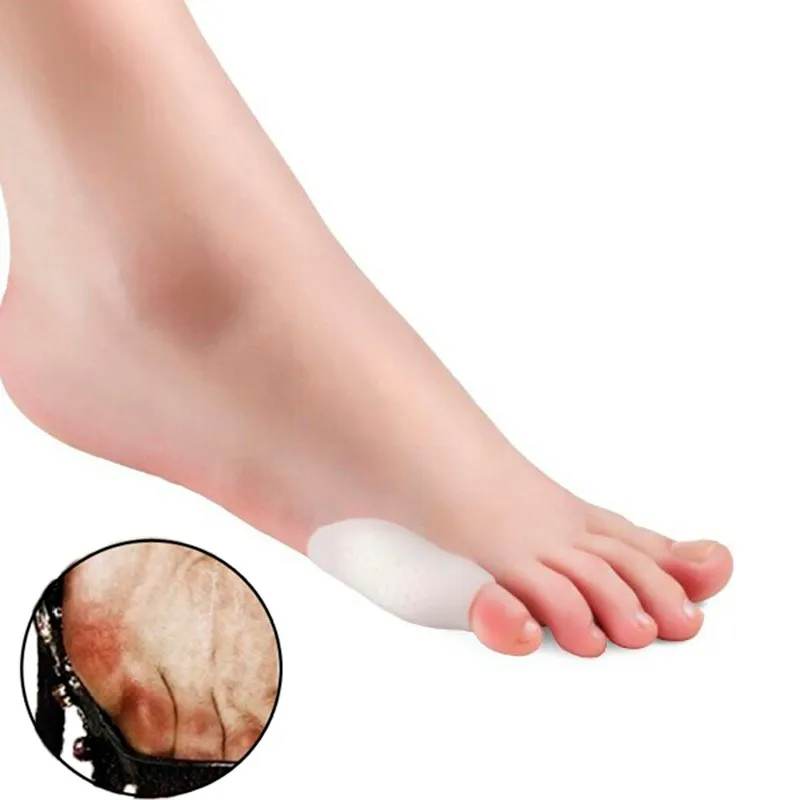 2Pair Foot Care Silicone Gel Toe Spreader Claw Hammer Bunion Hallux