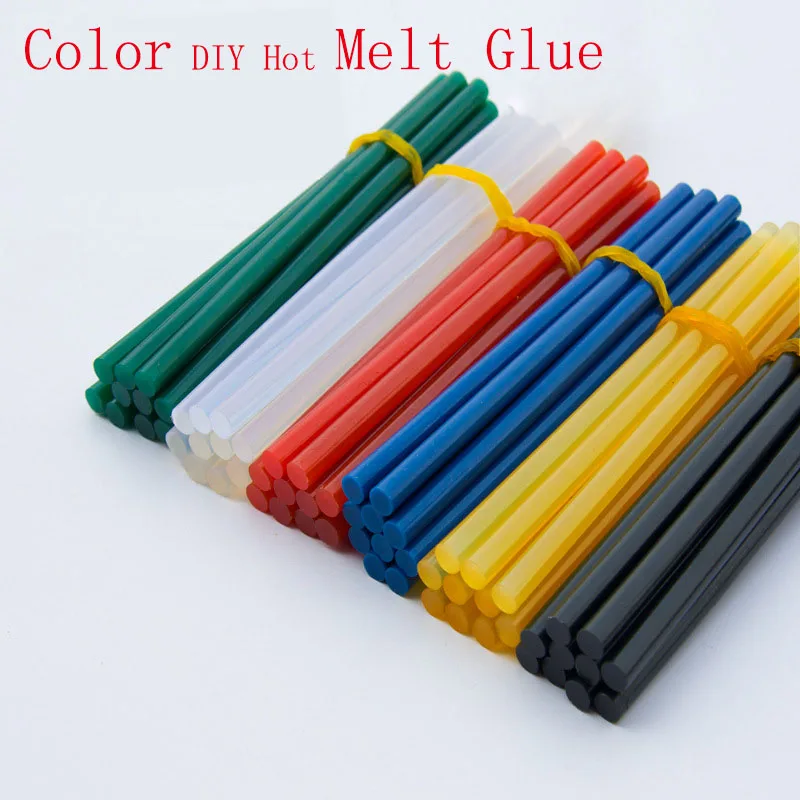

10pcs solid color 7x150mm craft car alloy glue gun DIY repair phone case album craft touchscreen hot melt adhesive gule