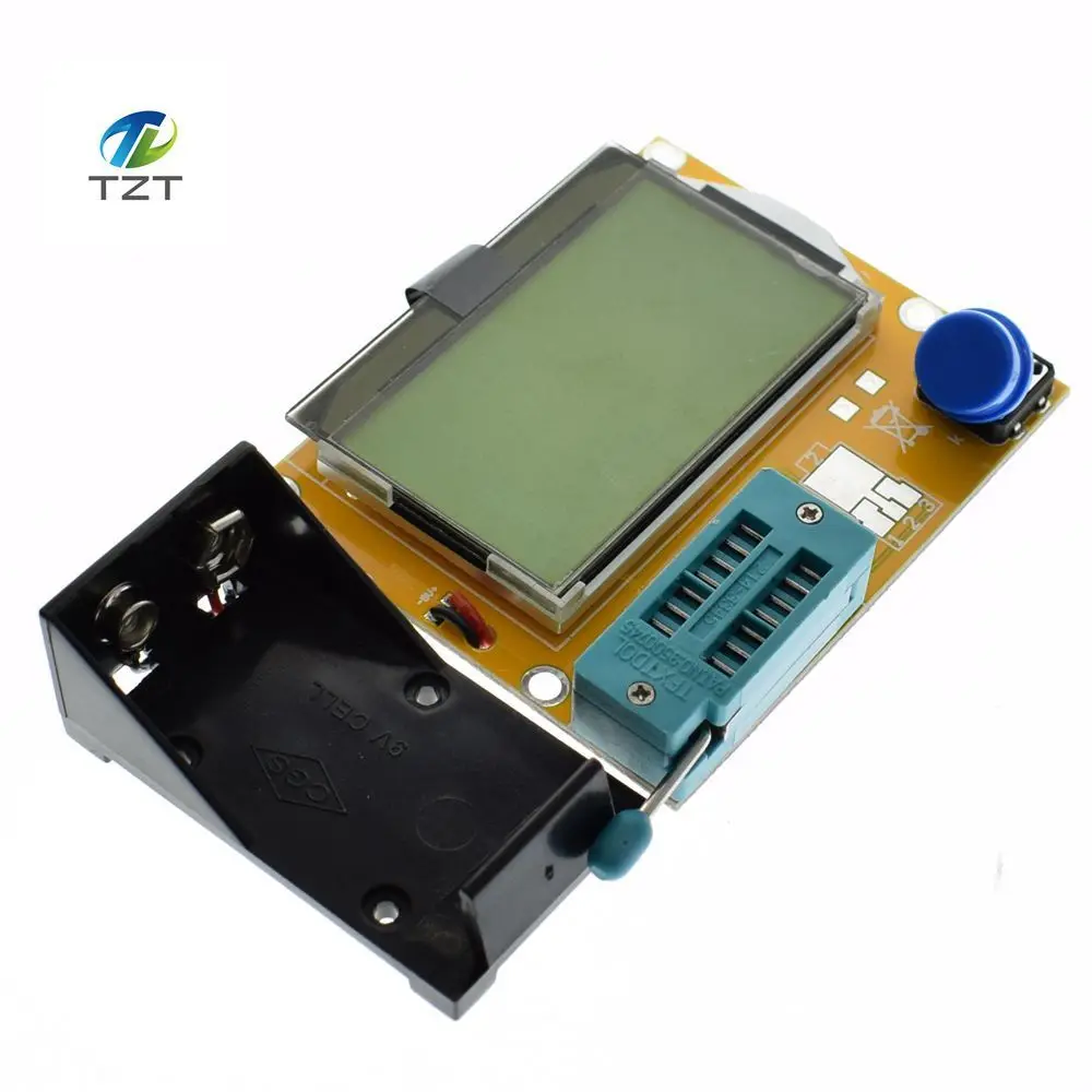 TZT teng 1pcs LCR-T3 Mega328 Transistor Tester Diode Triode Capacitance ESR Meter MOS/PNP/NPN L/C/R Well Working