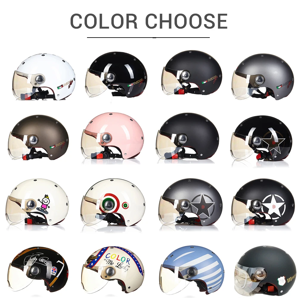 BEON мотоциклетный шлем Casco Moto Capacetes Ретро Винтаж Байкер скутер полуоткрытый мото