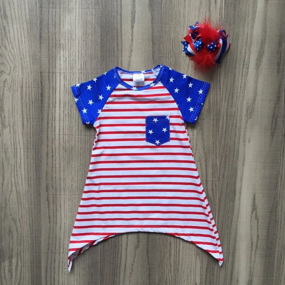 

baby girls summer 4th of july dress clothing girls stripe dress girls soft milksilk dress children girls party dress kids wear