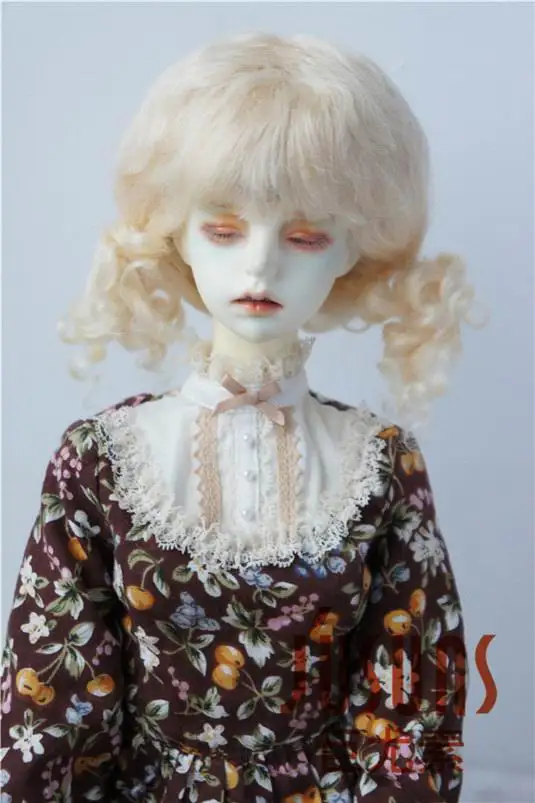 JD294 1/3 21-23 см SD мохер BJD парики Детские Twintail парик для куклы мохеровый 8-9 дюймов куклы аксессуары