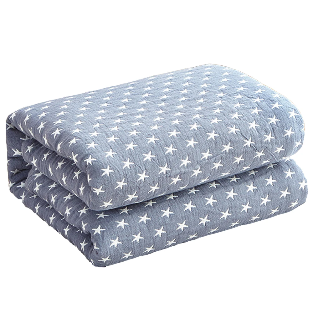 

100% Cotton Blanket Super Soft Summer Quilt Japan Style Spring/Summer Comforter Single Double Size Towel Blanket Summer Quilts