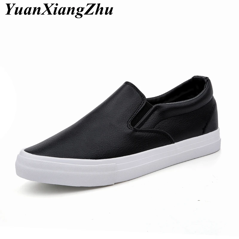 

2018 New Arrival Low Price Mens Breathable High Quality Casual Shoes PU Leather Casual Shoes Slip On Men Fashion Flats Loafers