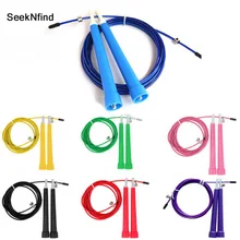 New 3m Speed Steel Wire Adjustable Jump Rope Skipping Rope Crossfit Fitness Equipment Exercise Workout StretchTraining