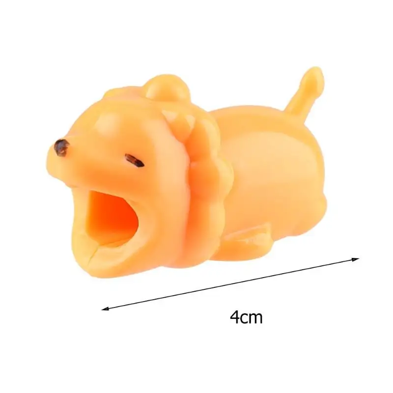 Милые игрушки в форме укуса виде животных кабель usb для передачи данных защита