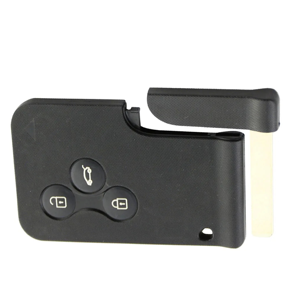 

ON SALE (10pcs/lot )NEW STYLE 3 Button smart card Case for Renault Megane Laguna Smart Card