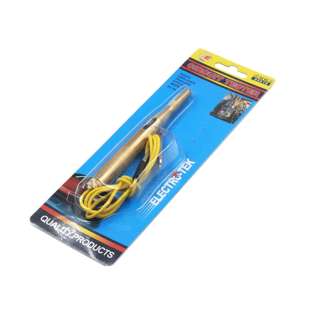 6V 12V 24V Car Circuit Tester Pen Auto Circuit Voltate Test Tool Probe DC 6V-24V Automobiles Motorcycles Trucks Boats Work