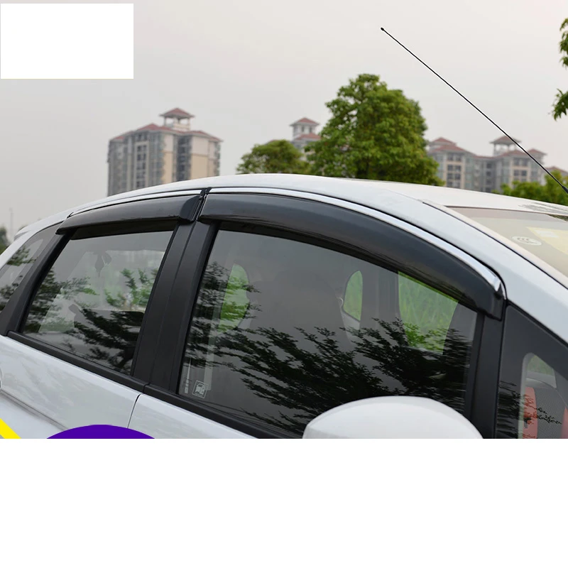 

Lsrtw2017 Acrylic car rain shield for honda fit 2014 2015 2016 2017 2018 2019 3rd generation