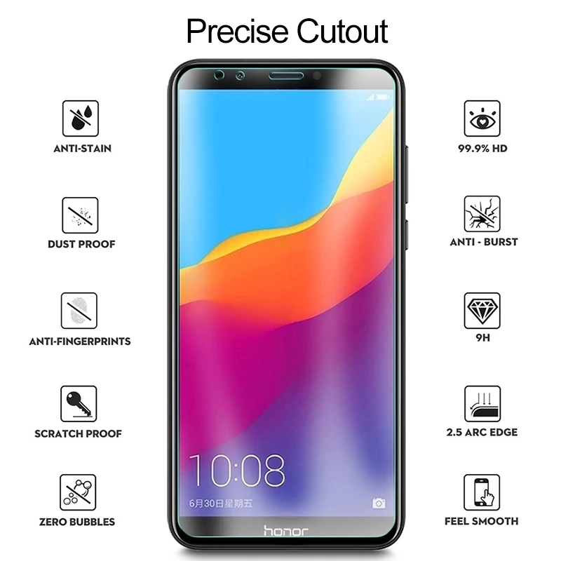 HD-Glass-for-Huawei-Y9-Y6-Y5-Y7-Prime-2018-Y7prime-9H-ddddTempered-Glass-Screen