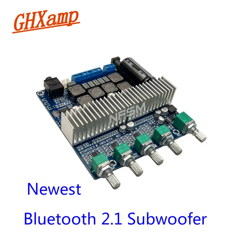 Placa de Áudio 2 + 100 Aux para 2.1 Ghxamp Subwoofer Bluetooth Amplificador Digital 50 w * Baixo Alto-falante Faça Você Mesmo Novo Tpa3116 2.1 - Image 2