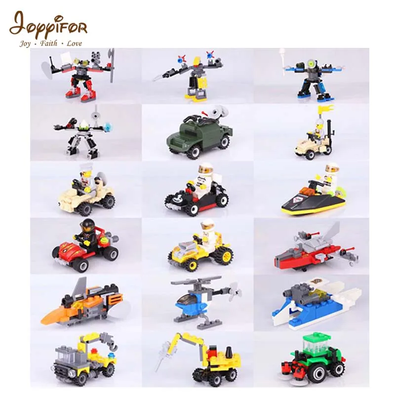 

Joyyifor 14 kinds Reconnaissance vehicle Speedboat LegoINGlys Building Blocks Toys Best Gift To Children YN061918005