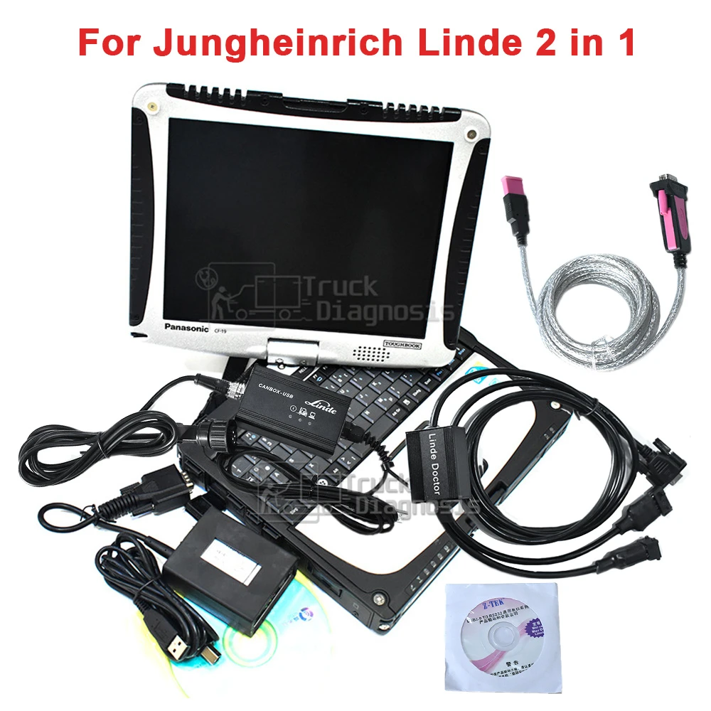 

Forklift Linde canbox Diagnostic tool with JUDIT 4 Jungheinrich Judit Incado box kit CF19 laptop install pathfinder Judit ET SH