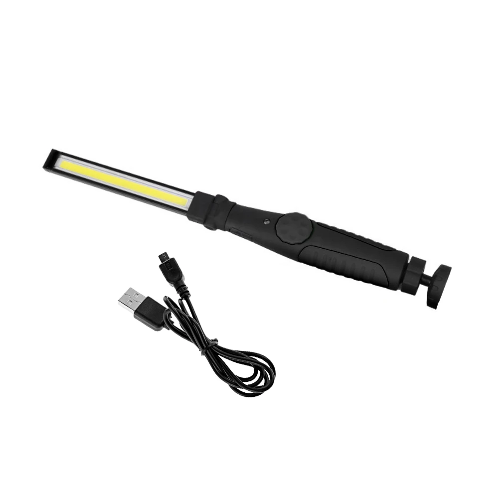 Вращающийся COB ручной плавный Регулируемый складной рабочий светильник USB Перезаряжаемый ночной Светильник s лампа портативный Рабочий светильник-вспышка