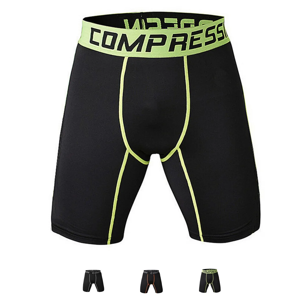 Fashion Mens Black Tight Compression Shorts Camouflage Shortin Casual