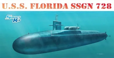 

Dragon 1/350th Scale U.S.S. Florida SSGN-728 Kit No. 1056