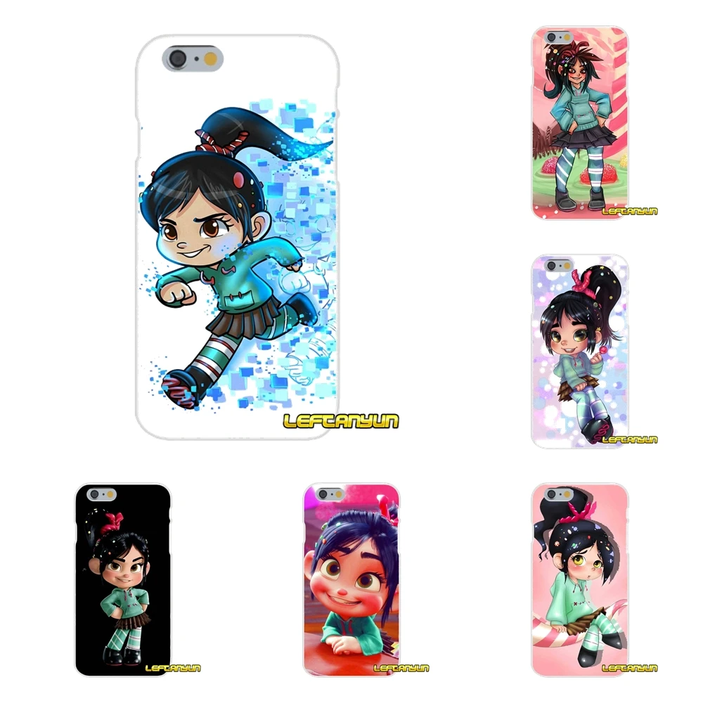 Vanellope Von Schweetz разрушить его Ральф для Sony Xperia M2 M4 M5 E3 XA Aqua Z Z1 Z2 Z3 Z5 compact LG K4 7 8 10 V20 V30 2017
