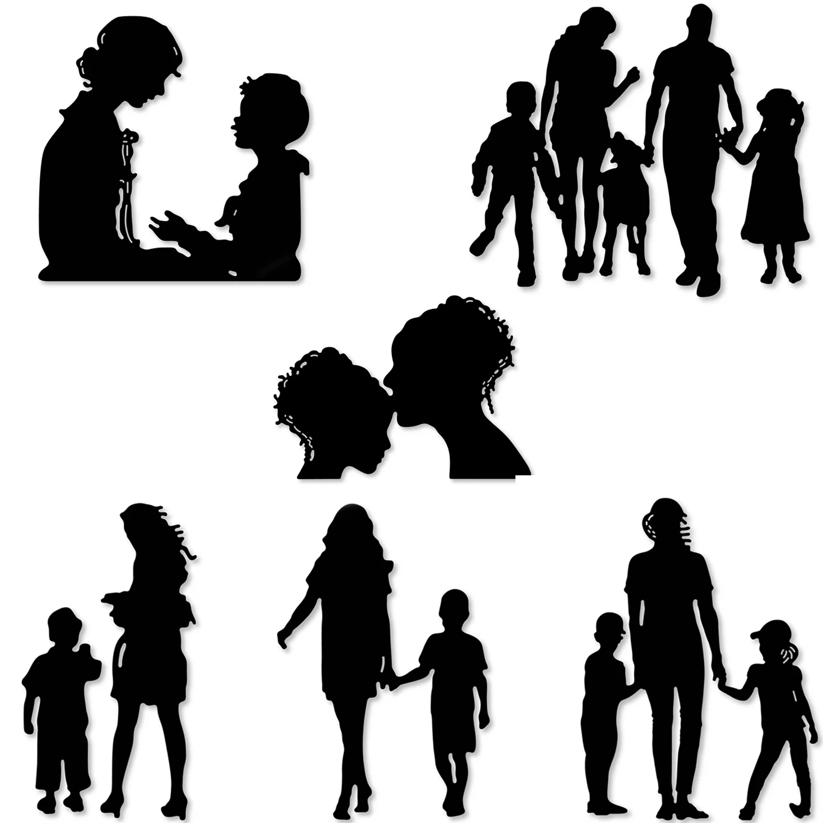 Father Mother Son Daughter Family Metal Cutting Dies DIY Scrapbooking ...