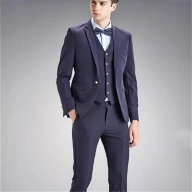 Fromal Occasions Groom Wedding Men Suit 3pieces(Jacket + Pants + Vest