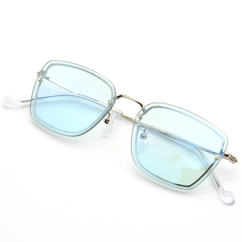 

Rectangular Sunglasses FrameTransparent Glassed Oversized for Lens Colorful Womens Sunglasses