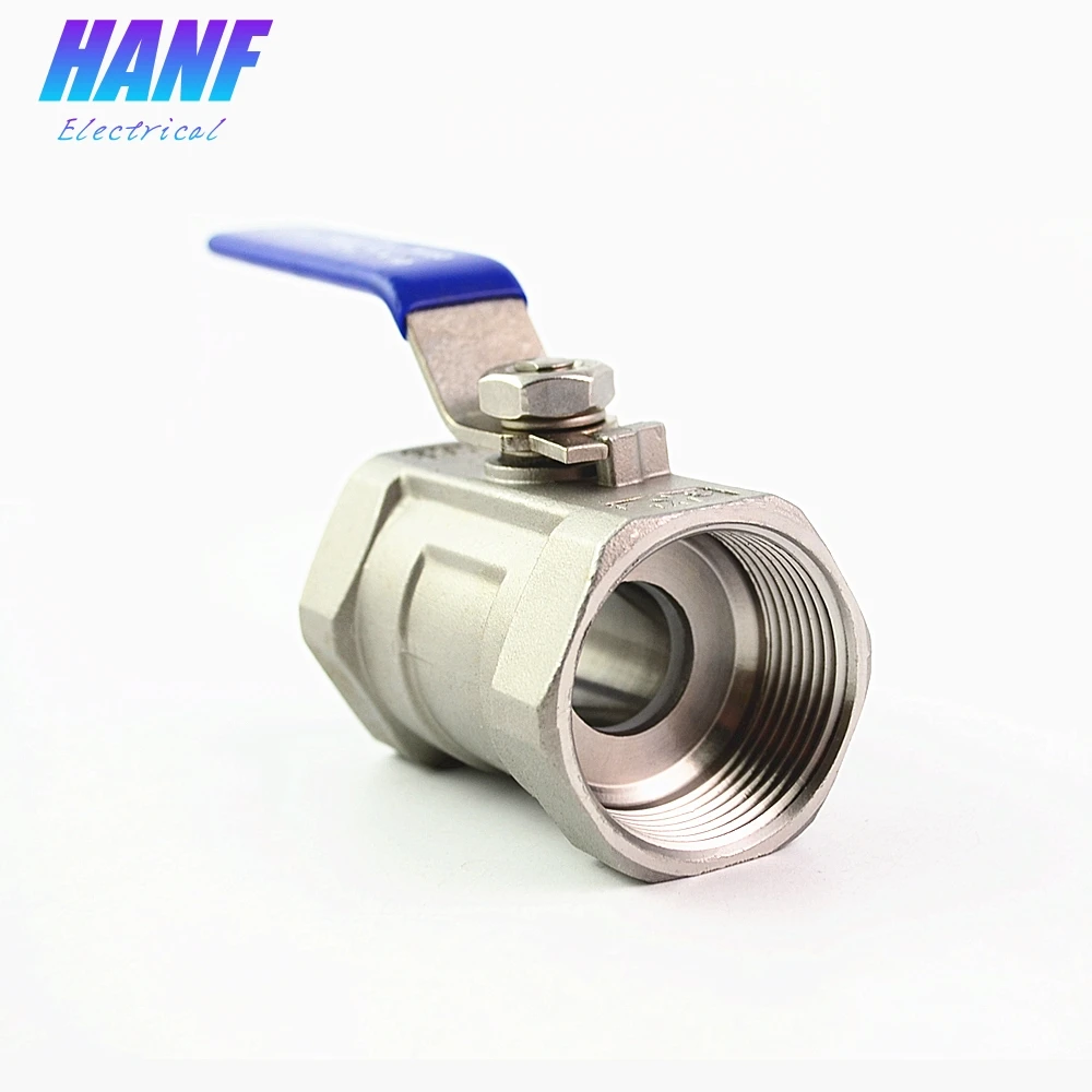 1 шт. 304 шаровой клапан из нержавеющей стали BSP 1-1/" DN32 резьбовой конец внутренняя резьба стандартный порт прямой узор цельный корпус