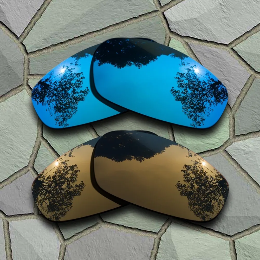 Sky Blue&Bronze Copper Sunglasses Polarized Replacement Lenses for Oakley Split Jacket Sky Blue&Bronze Copper Sunglasses Polarized Replacement Lenses for Oakley Split Jacket