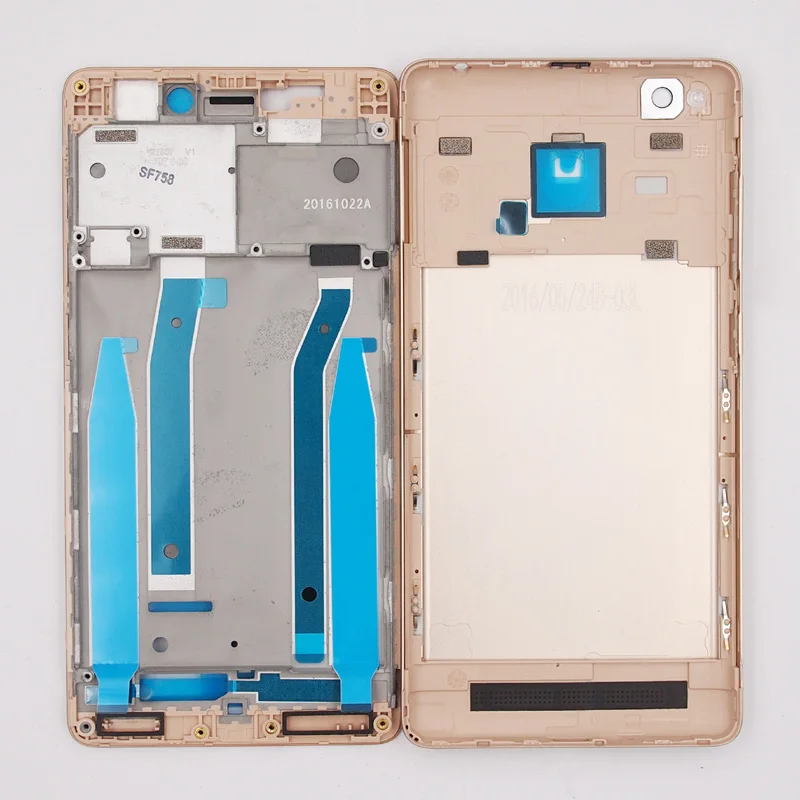 Чехол для Xiaomi Redmi 3s 3 Pro 3pro с кнопками регулировки громкости|back housing|housing coverbattery housing