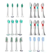 4 шт Сменные головки для электрической зубной щетки универсальные для Philips/Sonicare HX6014/6024 прецизионная Чистящая электрическая зубная щетка