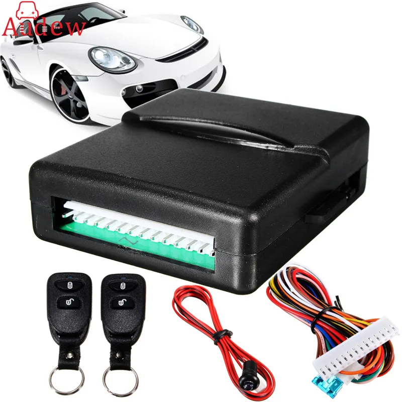 Car Keyless Entry System Customized Flip Key Remote Lock Unlock Trunk Release Central Door Lock Locking DC12V