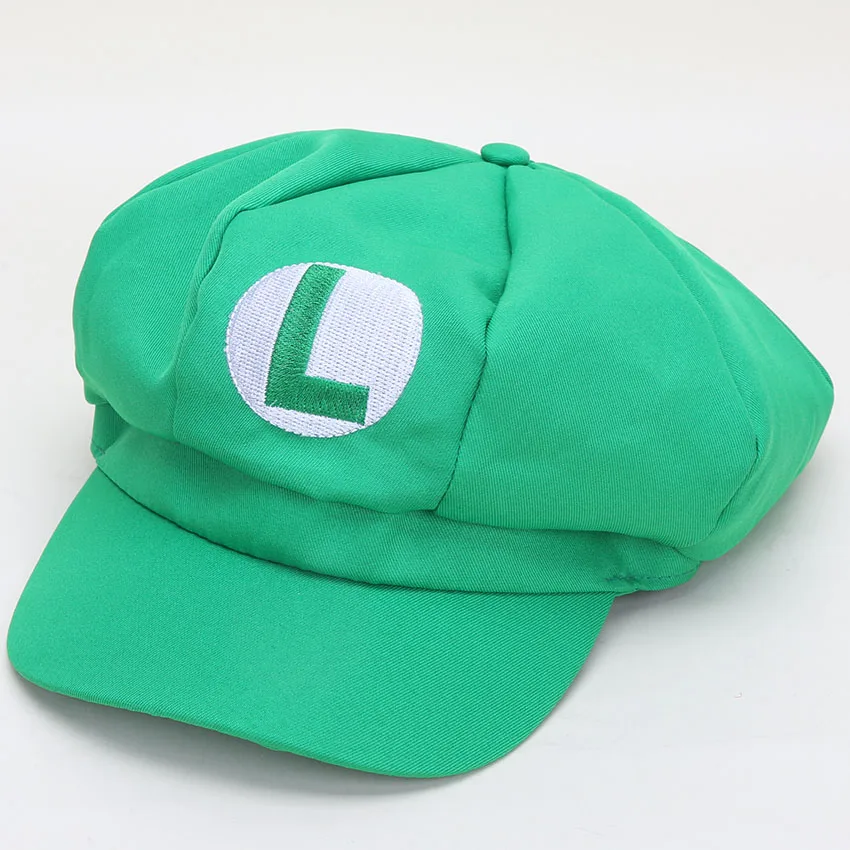 Cosplay&Ware [12]Cartoon Super Mario Bros Hat Cap Luigi Wario Waluigi