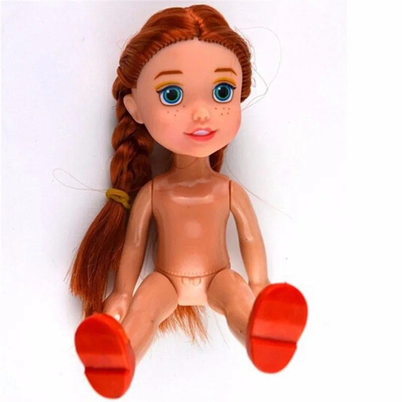 Куклы 2 шт./лот 16 см из цельного пластика высокого качества Игрушки для девочек одежда принцессы для девочек подарок на день рождения и Рождество