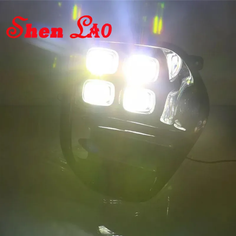 

ShenLao LED Fog Light Lamp Daytime Running Light For KIA Sportage QL kx5 2016 2017 Auto Car White LED DRL Lights For KIA KX5