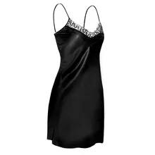 Женская пижама, сексуальное нижнее белье, женская пижама, атласная кружевная ночная сорочка, сексуальное женское белье, женские пижамы, сексуальные* 8