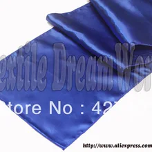 Королевский синий 1" x 108" Атлас Настольная дорожка Свадебные украшения/украшение партии/Свадебная вечеринка питания украшения Цвета