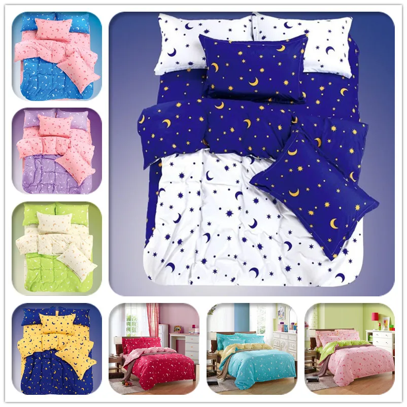 Home Textile Bedding Sets Polyester/Cotton Children Moon