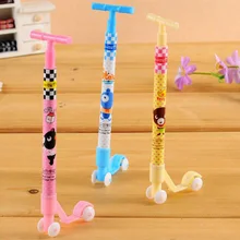 Kawaii 20 шт./партия, милый скутер, шариковая ручка для студентов, канцелярские принадлежности, Детская Подарочная игрушка, школьные принадлежности, детские подарки