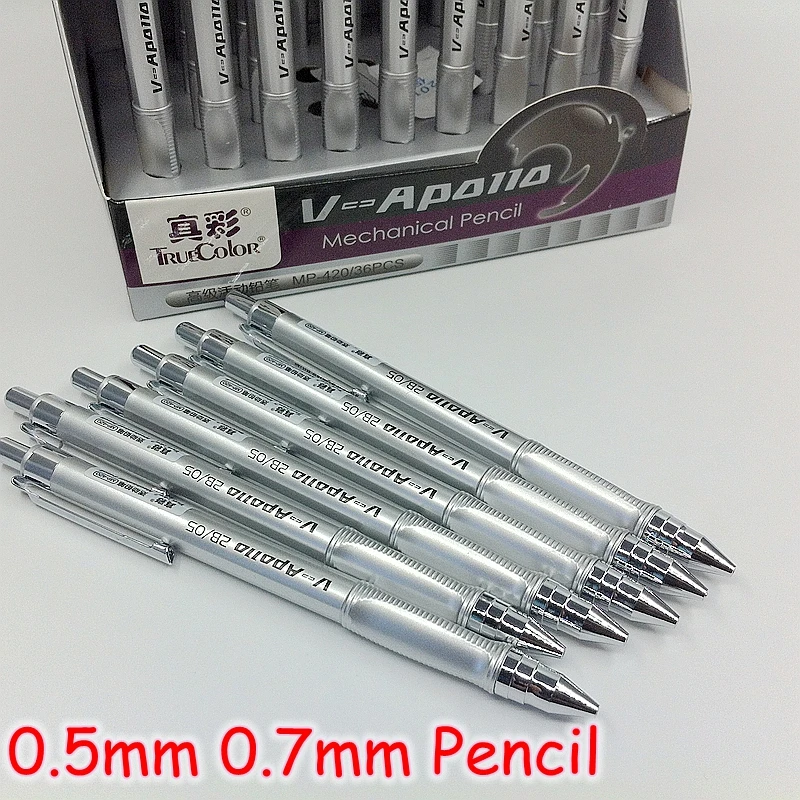 [TrueColor] (6 Pieces/Lot) Korean Stationery Mechanical Pencil 0.5mm 0