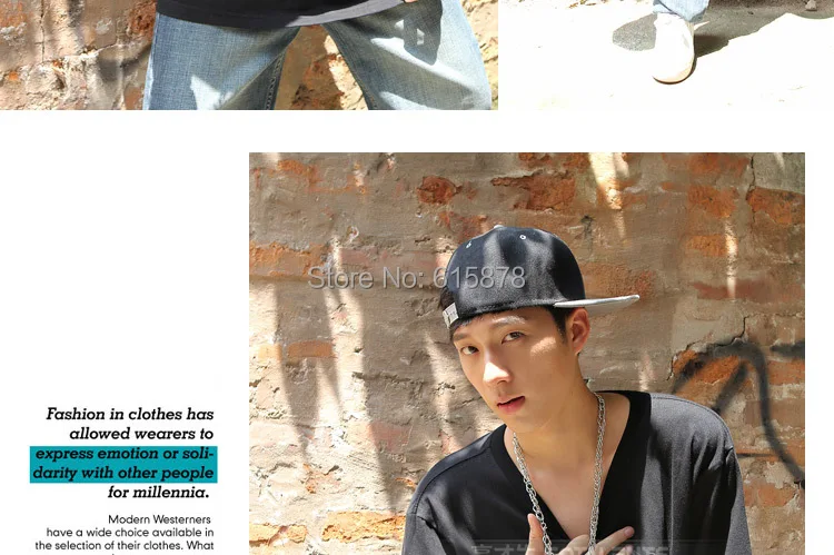 Classic 2 Tones Plain Snapback Hats 05.jpg